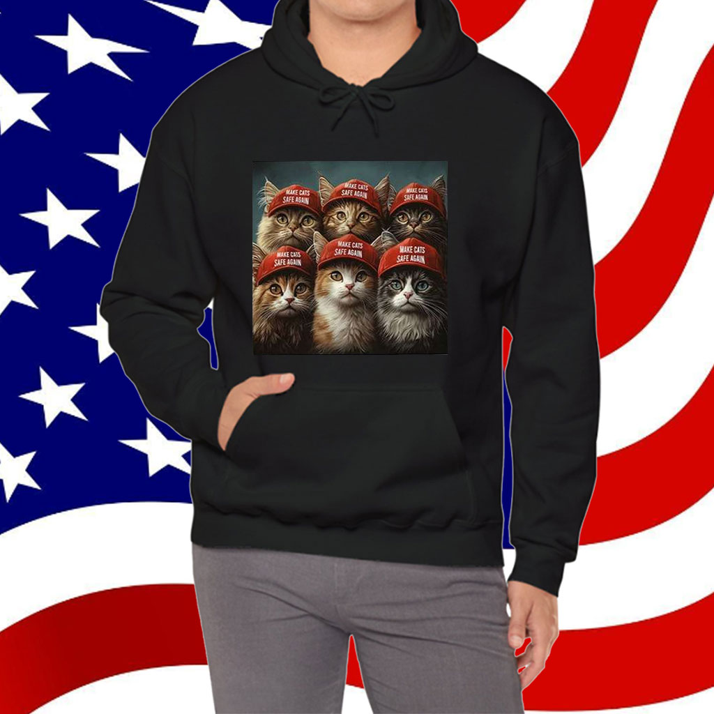 Make Cats Safe Again Trump T-Shirt