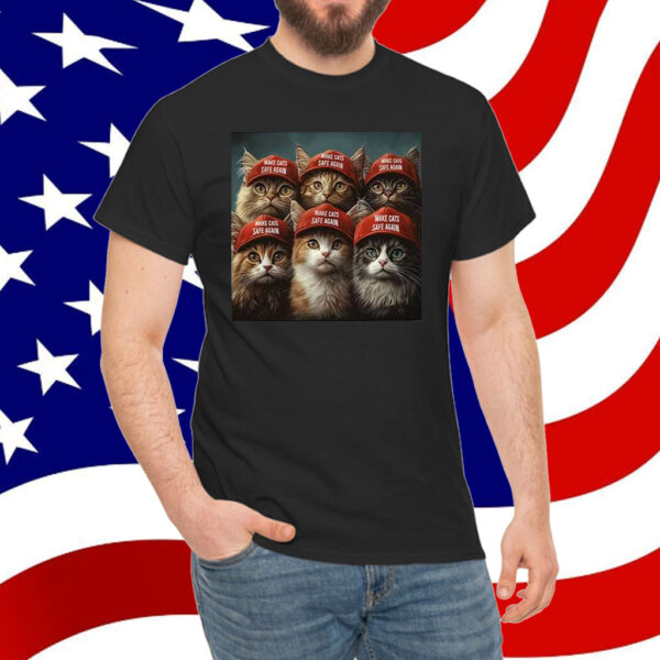 Make Cats Safe Again Trump T-Shirt