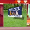 Make Pets Safe Again Yard Sign, Dogs For Trump Vance Yard Sign, Republican Garden Sign, President Election 2024, Donald Trump Lawn Sign