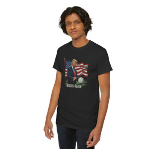 Missed Me Again Second Assassination Attempt Trump Golf Shirts