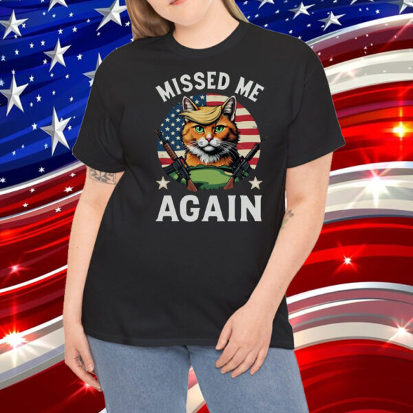 Missed Me Again Second Trump Cat Golf T-Shirt