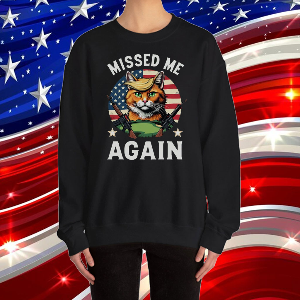 Missed Me Again Second Trump Cat Golf T-Shirt