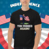 Missed Me Again! Trump Golfing Second Assassination Attempt Bulletproof Pro Trump Missed Me T-Shirt