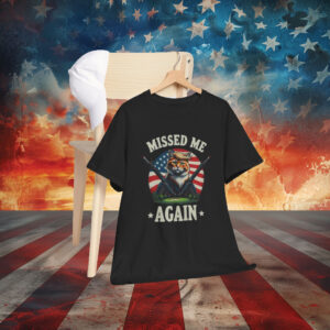 Official Missed Me Again Second Trump Cat Golf Course Assassination Attempt T-Shirt