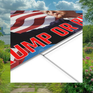 Patriotic Trump Support Sign, Political Rally Yard Sign, Trump Assassination Fail, Trumps Mugshot Outdoor Decor, Election Campaign Sign
