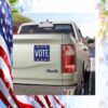 Patriotic Vote Trump Car Magnet