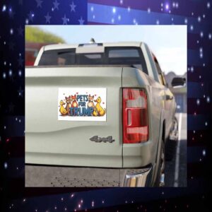 Pets For Trump 2024 Car Magnet