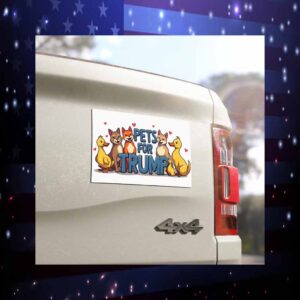 Pets For Trump 2024 Car Magnet