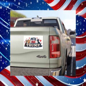 Pets For Trump Car Magnet