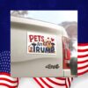 Pets For Trump President 2024 Car Magnet