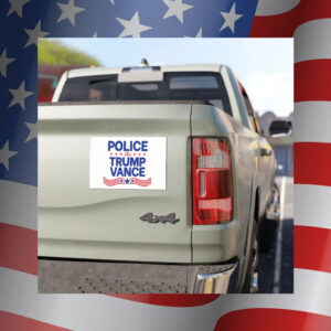 Police For Trump Vance Car Magnet