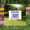 Police For Trump Vance Yard Sign