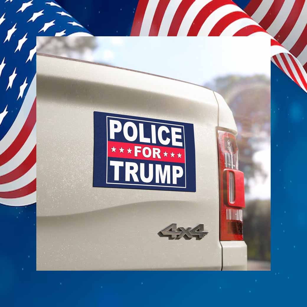Police for Trump Car Magnet