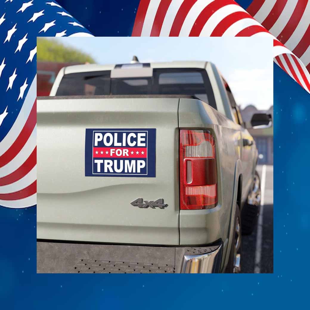 Police for Trump Car Magnet