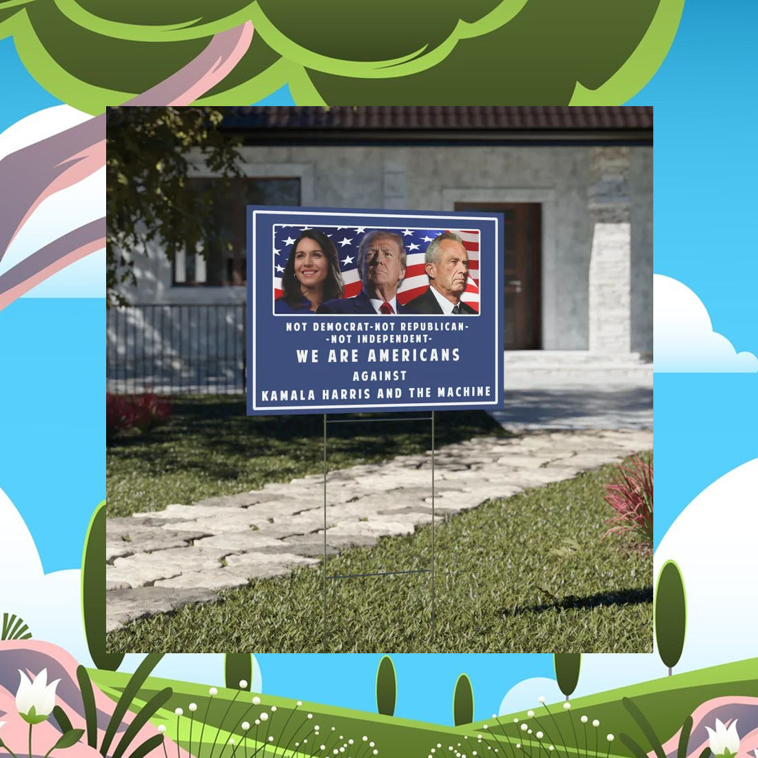 Pro Donald Trump 2024 Yard Sign