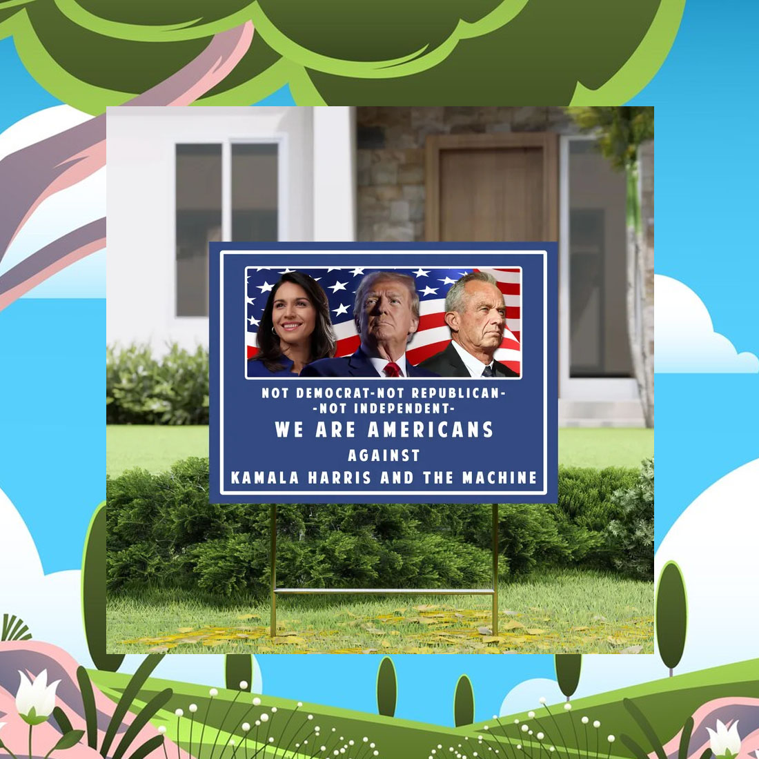 Pro Donald Trump 2024 Yard Sign