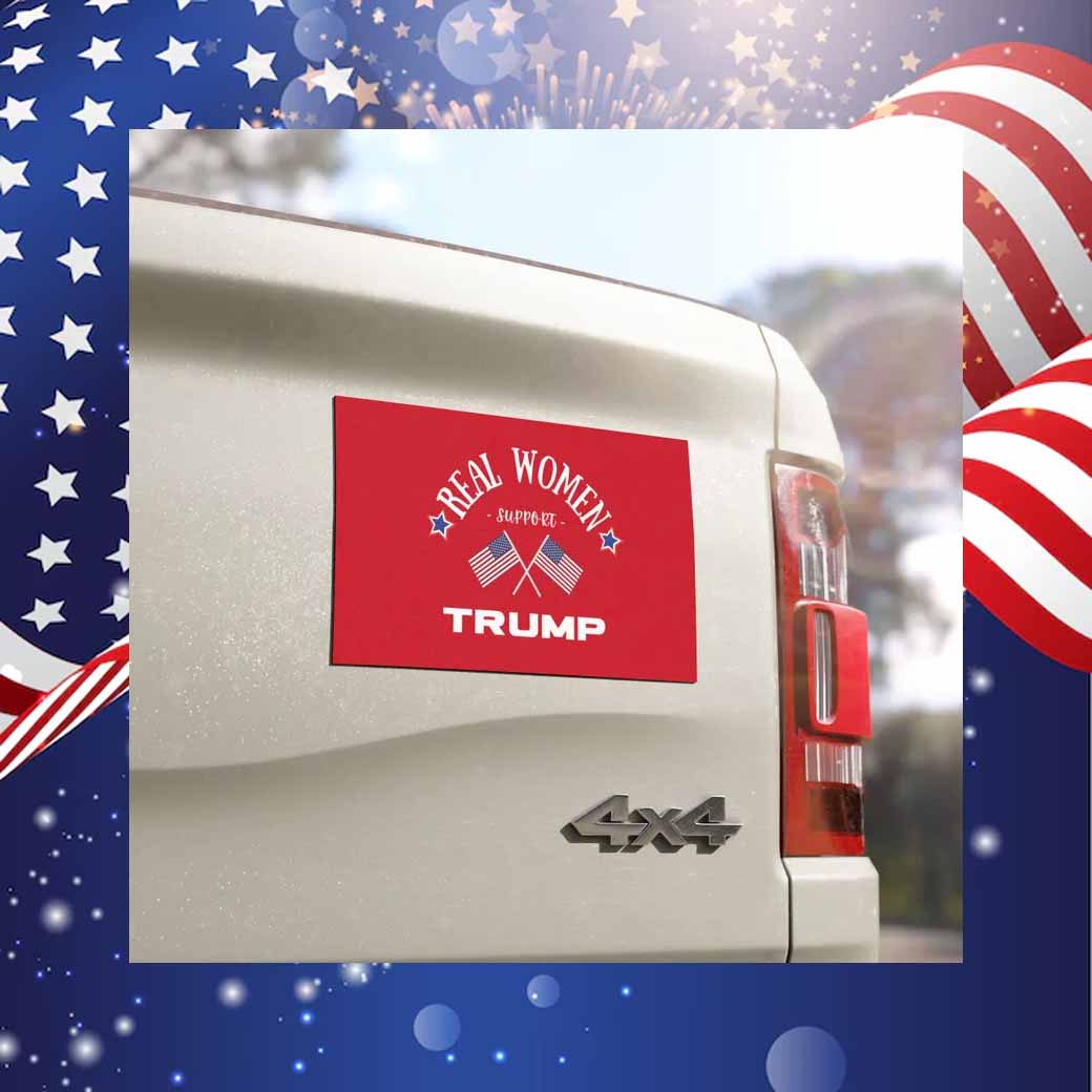 Real Women Support Trump Car Magnet