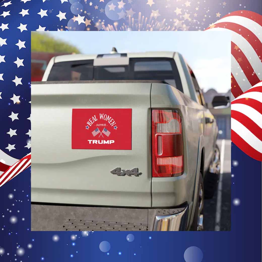Real Women Support Trump Car Magnet