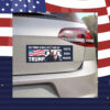 Support Trump-Inspired Car Magnet - All Aboard Trump Train 2024 Car Magnet