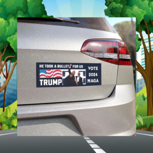 Support Trump-Inspired Car Magnet - All Aboard Trump Train Car Magnet