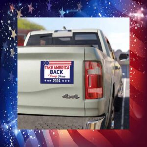 Take America Back 2024 Trump Vance Car Magnet