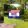 Take America Back Yard Sign, Trump Vance Yard Sign