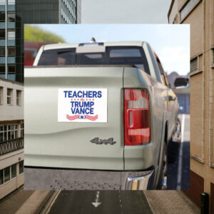 Teachers For Trump Vance Car Magnet