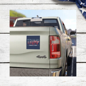 Trump 2024 America First Car Magnet