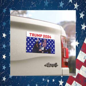 Trump 2024 Bumper Car Magnet
