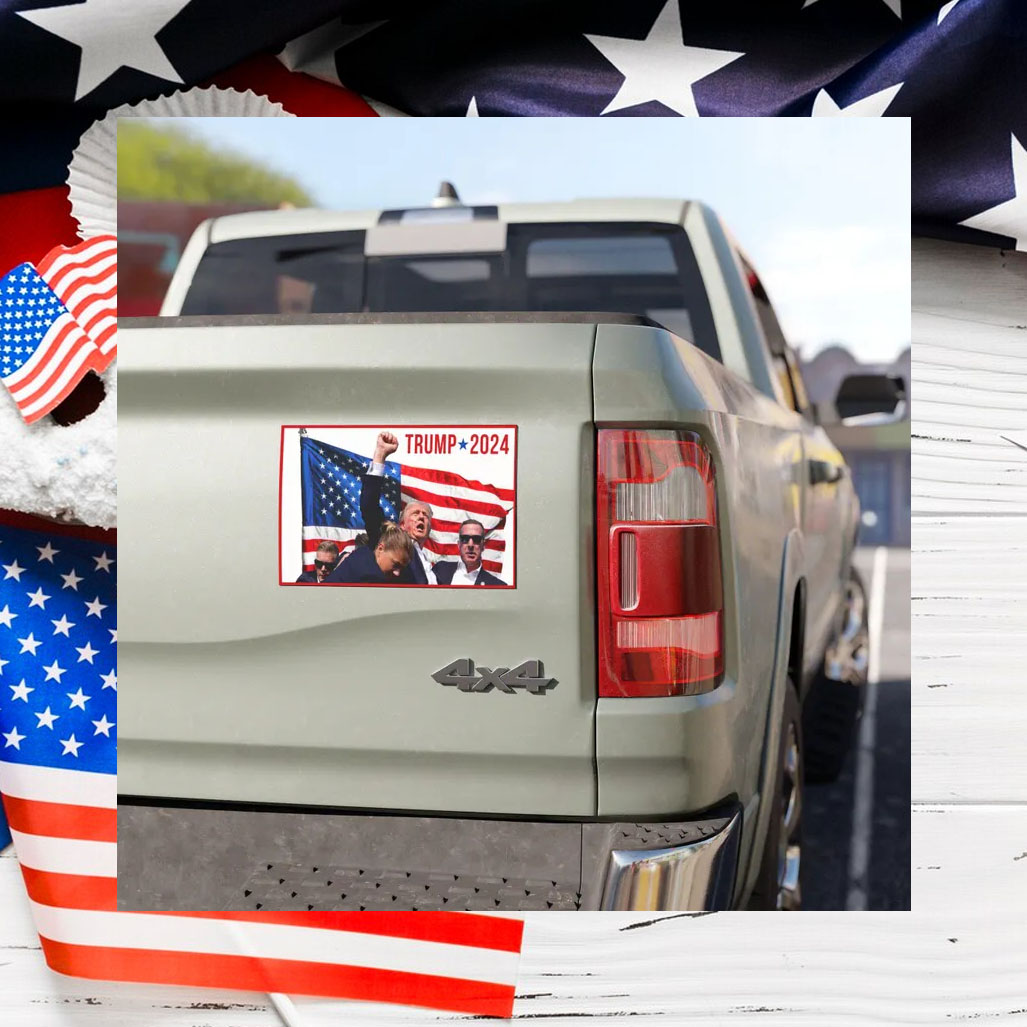 Trump 2024 Car Magnets, Trump Magnetic Bumper Sticker