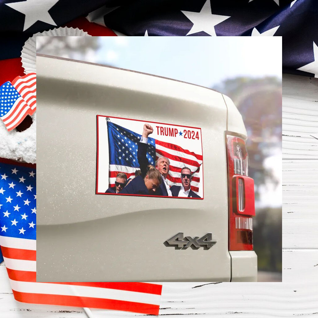 Trump 2024 Car Magnets, Trump Magnetic Bumper Sticker