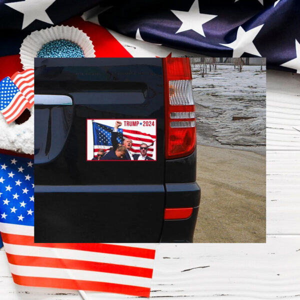 Trump 2024 Car Magnets, Trump Magnetic Bumper Sticker