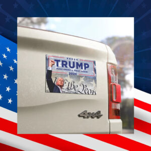 Trump 2024 MAGA Car Magnet We the People Constitution Bumper Sticker