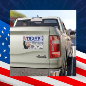 Trump 2024 MAGA Car Magnet We the People Constitution Bumper Sticker