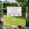 Trump 2024 Plastic Yard Sign, Trump Vance Take America Back Political Signage