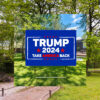 Trump 2024 Take America Back Yard Sign, Donald Trump President Banner, MAGA, 2024 Election, Trump Gift For Home