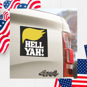 Trump 2024 The Hair! Car Magnet Pro Maga Republican