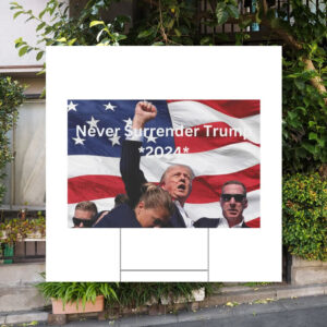 Trump 2024 election Yard Sign american flag donald trump Shot yard sign maga
