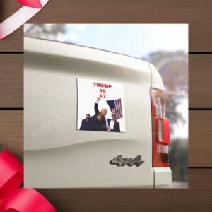 Trump 45 47 Car or Fridge Magnet 2024 Iconic Moment Make America Great Again