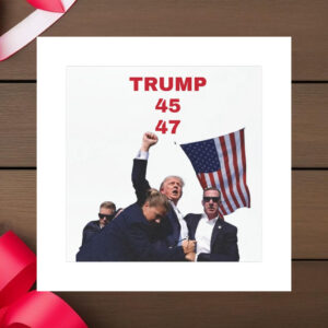 Trump 45 47 Car or Fridge Magnet 2024 Iconic Moment Make America Great Again