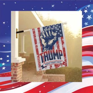 Trump Fight Fight Fight For America Flag