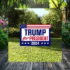 Trump For President 2024 Yard Sign