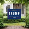 Trump Make America Great Again 2024 Yard Sign