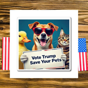 Trump Political Satire Magnet