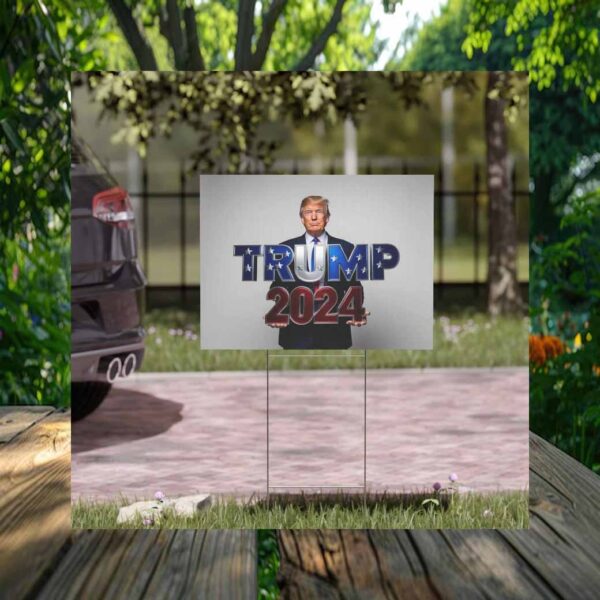 Trump President 2024 Yard Sign