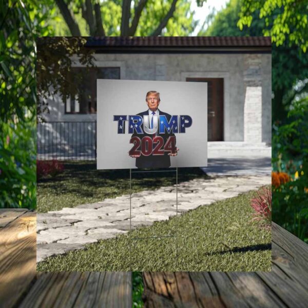 Trump President 2024 Yard Sign