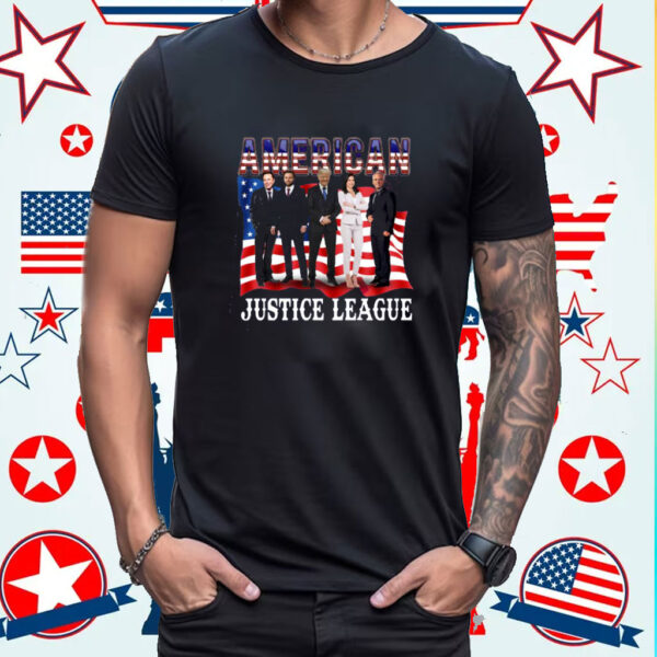Trump President, Exclusive American Justice League Graphic Shirt