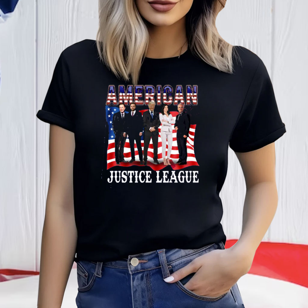 Trump President, Exclusive American Justice League Graphic Shirt