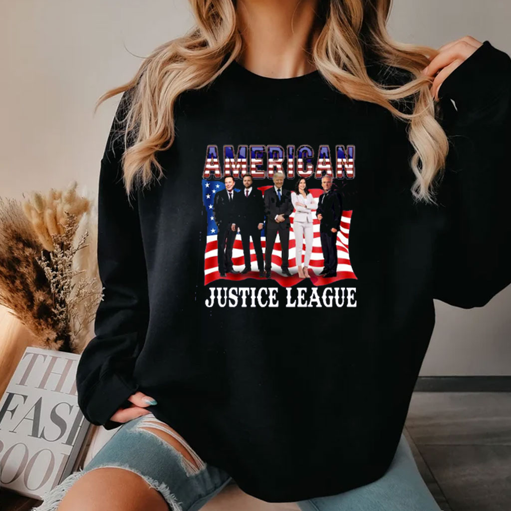 Trump President, Exclusive American Justice League Graphic Shirt
