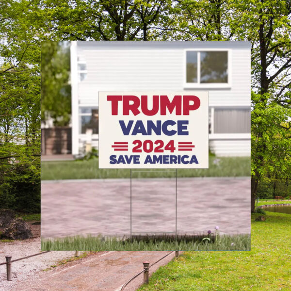 Trump Supporter Voting Yard Sign